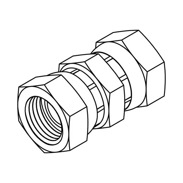 Hydraulic Fitting-Steel04FPX-04FPX, Tompkins, Mfr#: 1406-04-04
